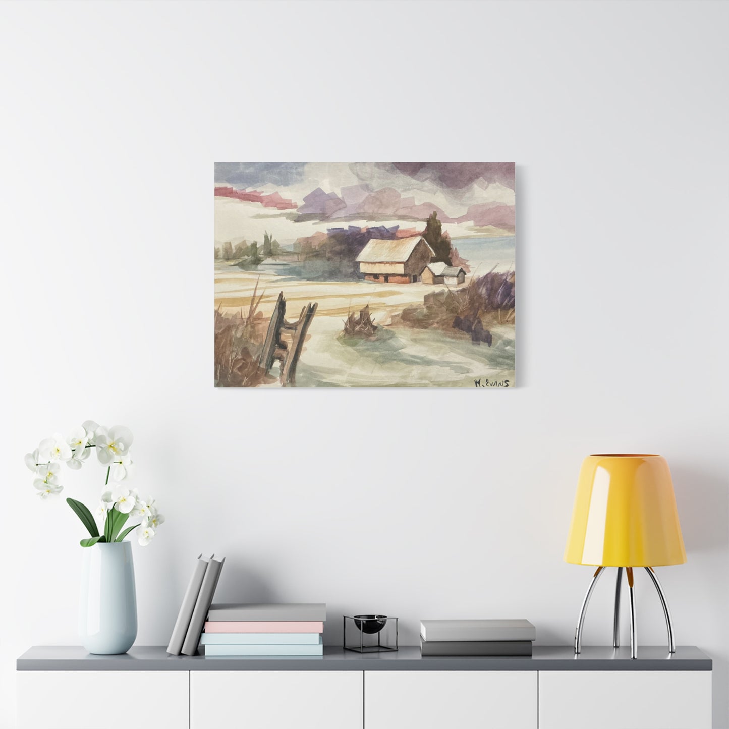 CANVAS PRINT: “Winter landscape”
