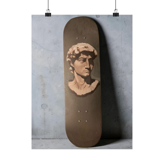 POSTER: “David” on Skate Deck