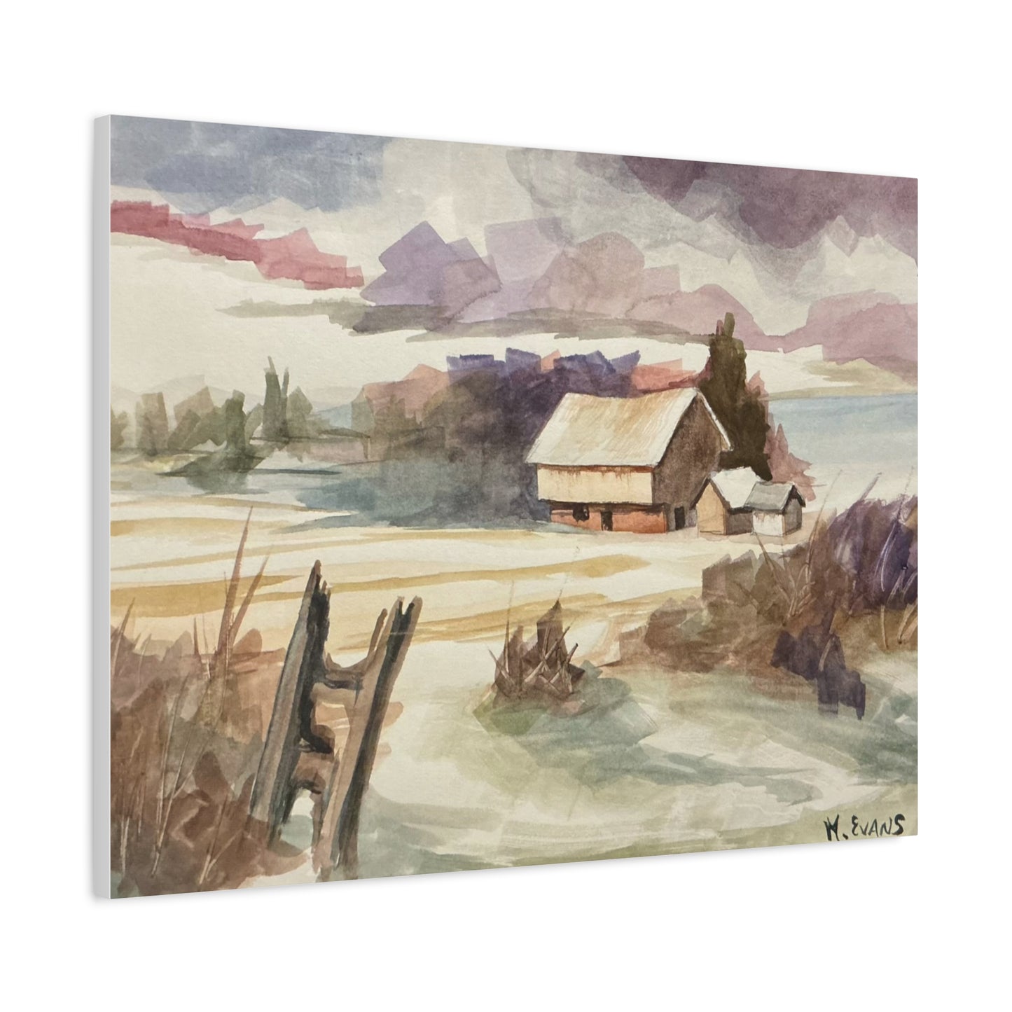 CANVAS PRINT: “Winter landscape”