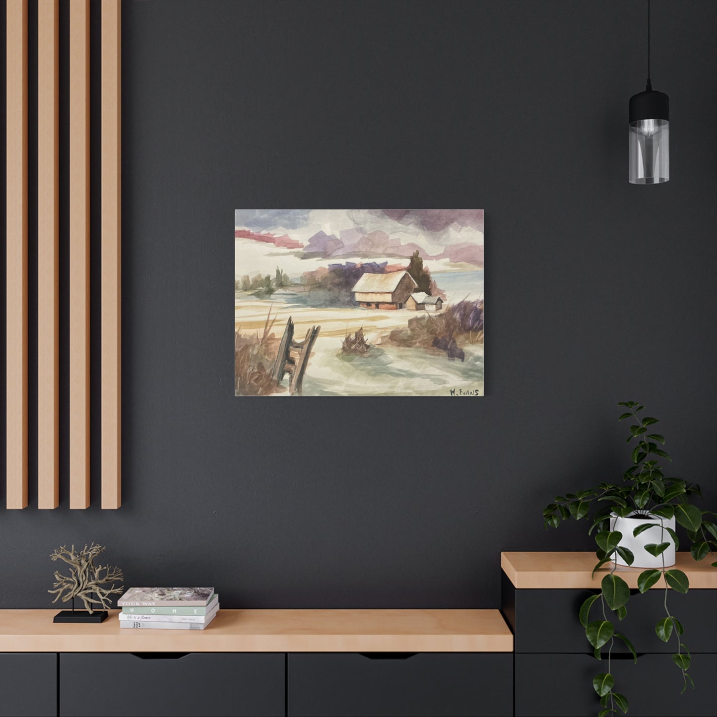 CANVAS PRINT: “Winter landscape”