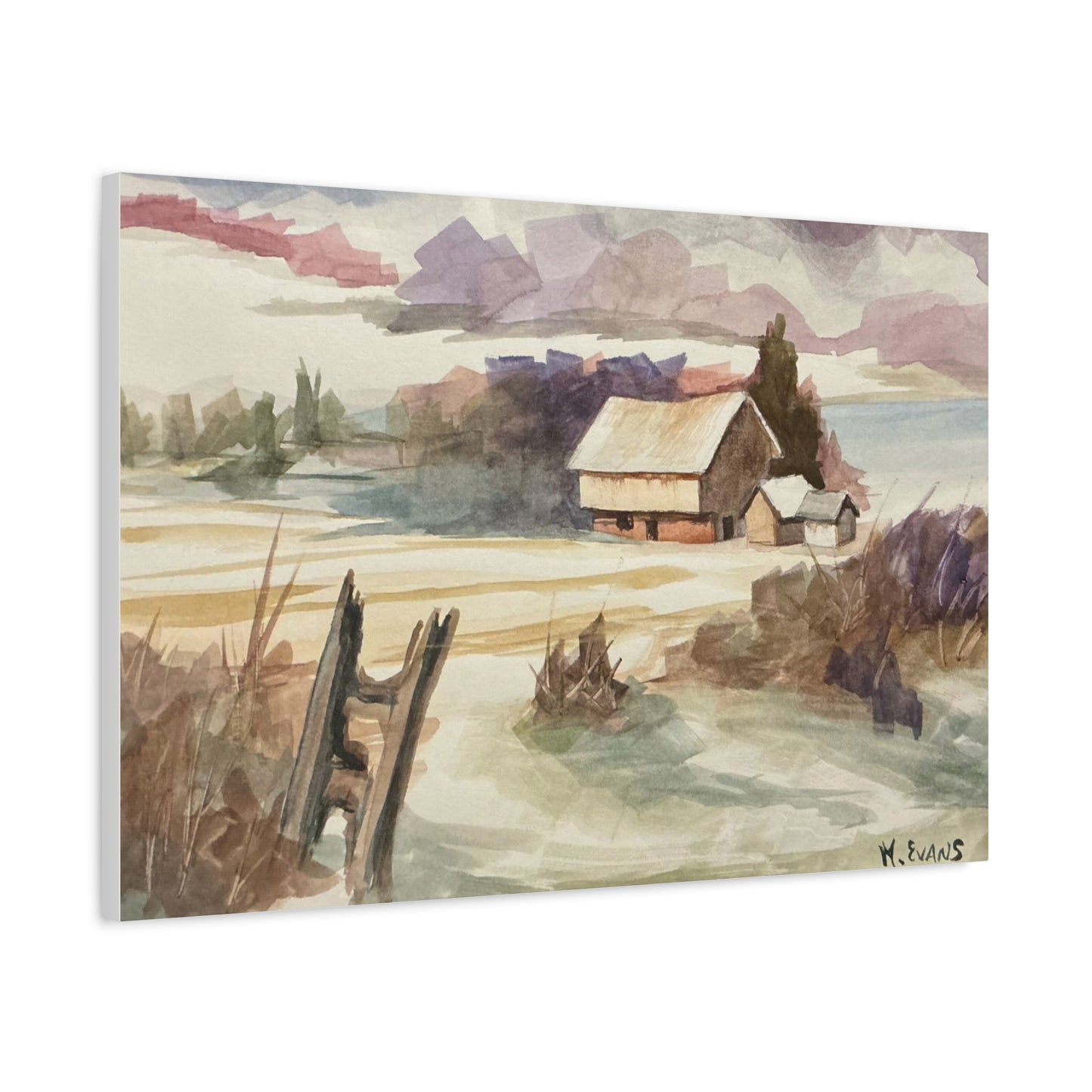CANVAS PRINT: “Winter landscape”