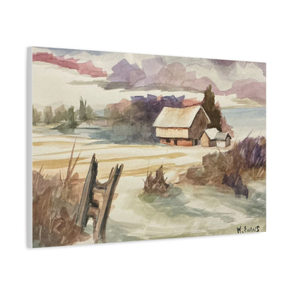 CANVAS PRINT: “Winter landscape”