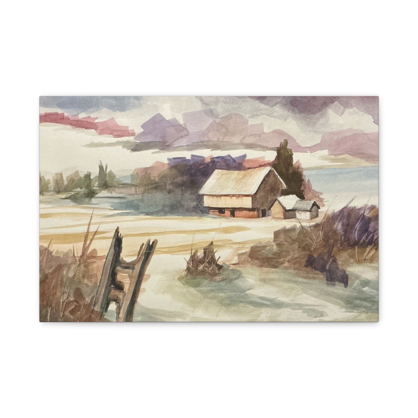 CANVAS PRINT: “Winter landscape”