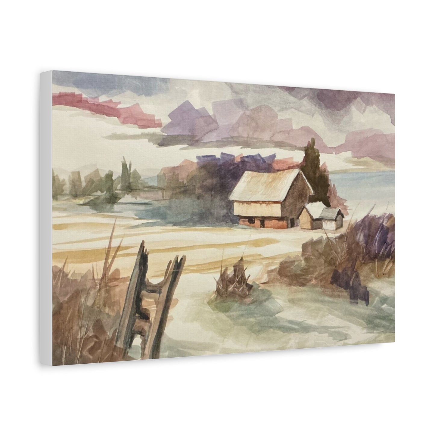 CANVAS PRINT: “Winter landscape”