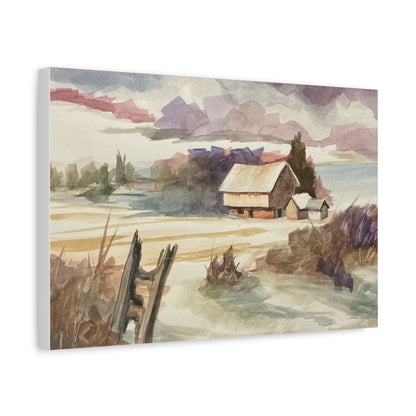 CANVAS PRINT: “Winter landscape”