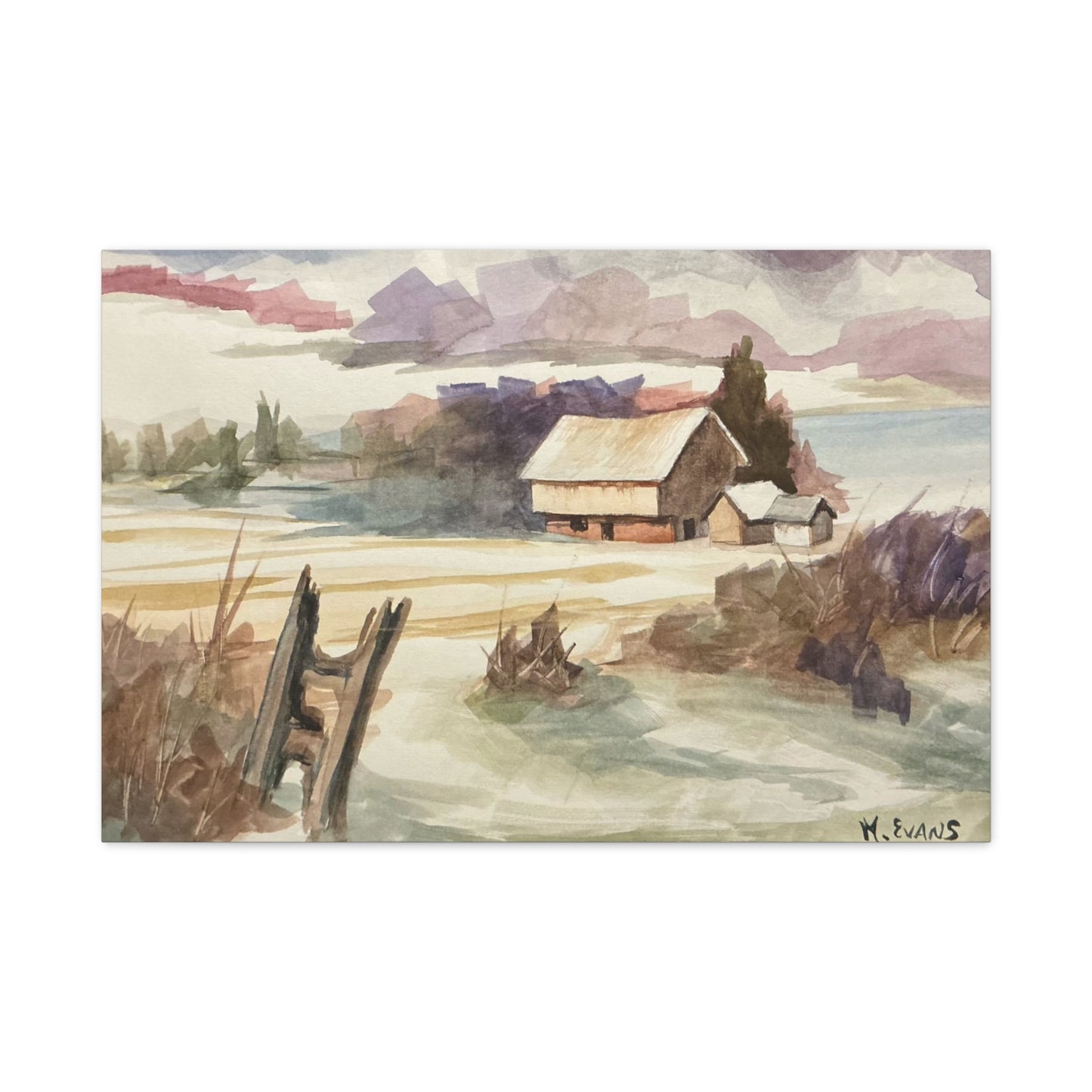 CANVAS PRINT: “Winter landscape”