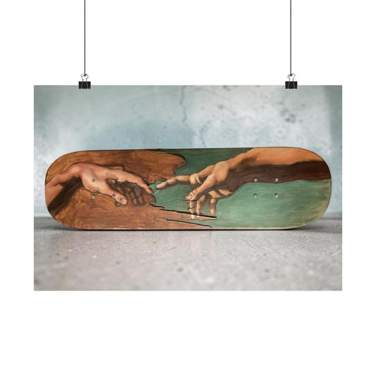 POSTER: “Origin” on Skate Deck
