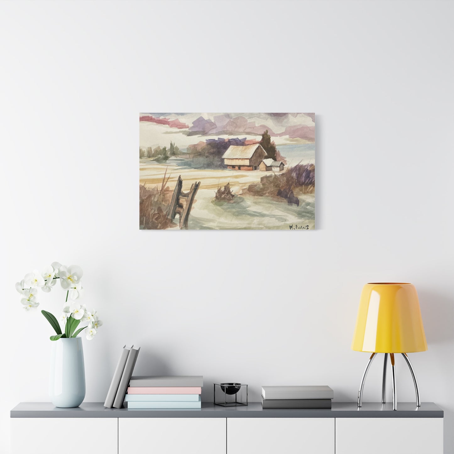 CANVAS PRINT: “Winter landscape”