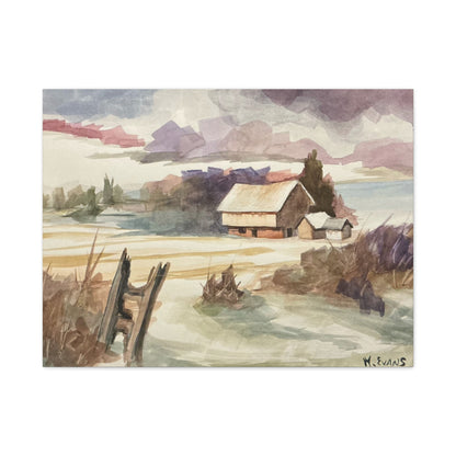 CANVAS PRINT: “Winter landscape”