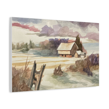 CANVAS PRINT: “Winter landscape”