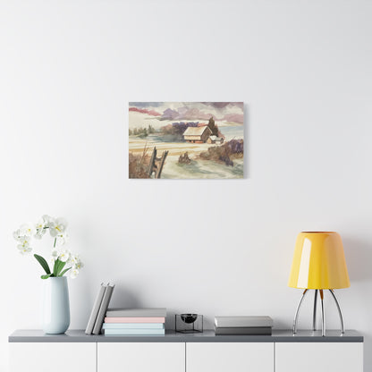CANVAS PRINT: “Winter landscape”